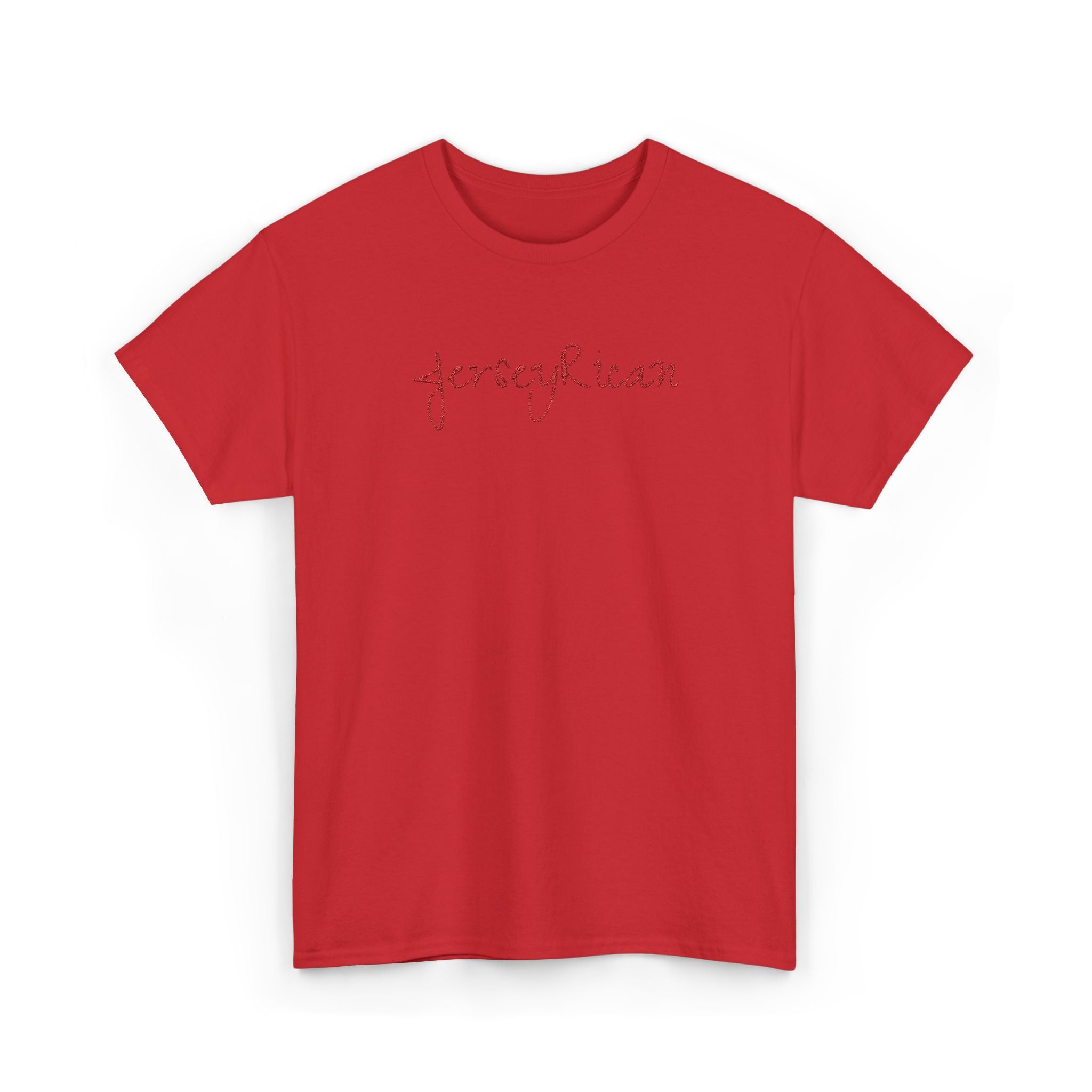 Jersey Rican T‑Shirt — Puerto Rican Embroidery Pride Tee