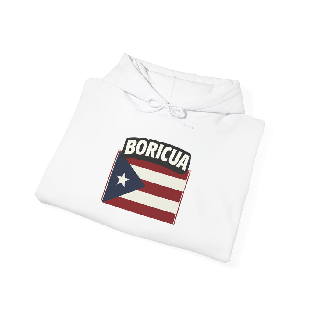 Boricua Bowl Hoodie — Puerto Rican Flag Football Logo Sweatshirt