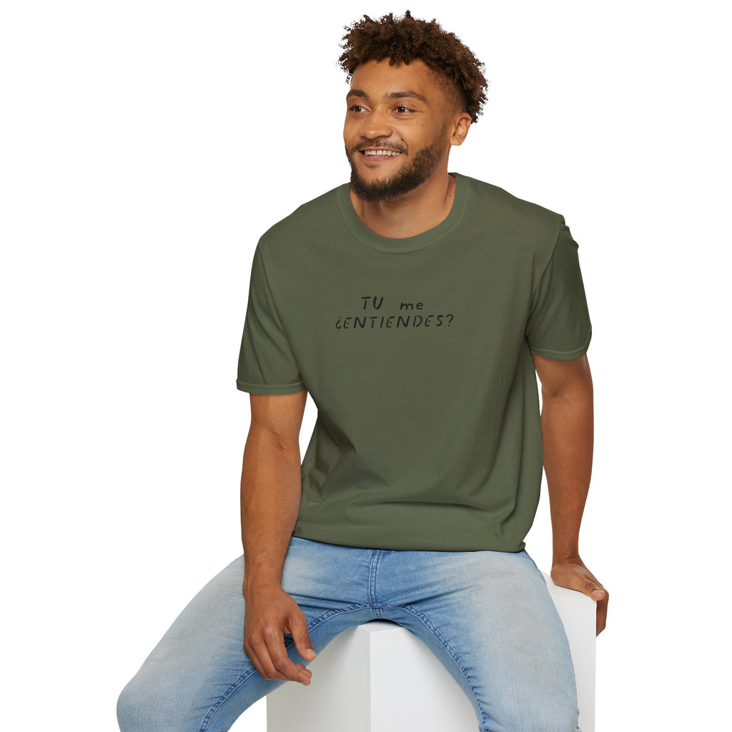 T-Shirt — "¿Tú Me Entiendes?" Puerto Rican Coquí Hat Graphic