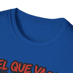 T‑Shirt — "El que va pa' Mayagüez vuelve otra vez" Puerto Rico Flag Tee