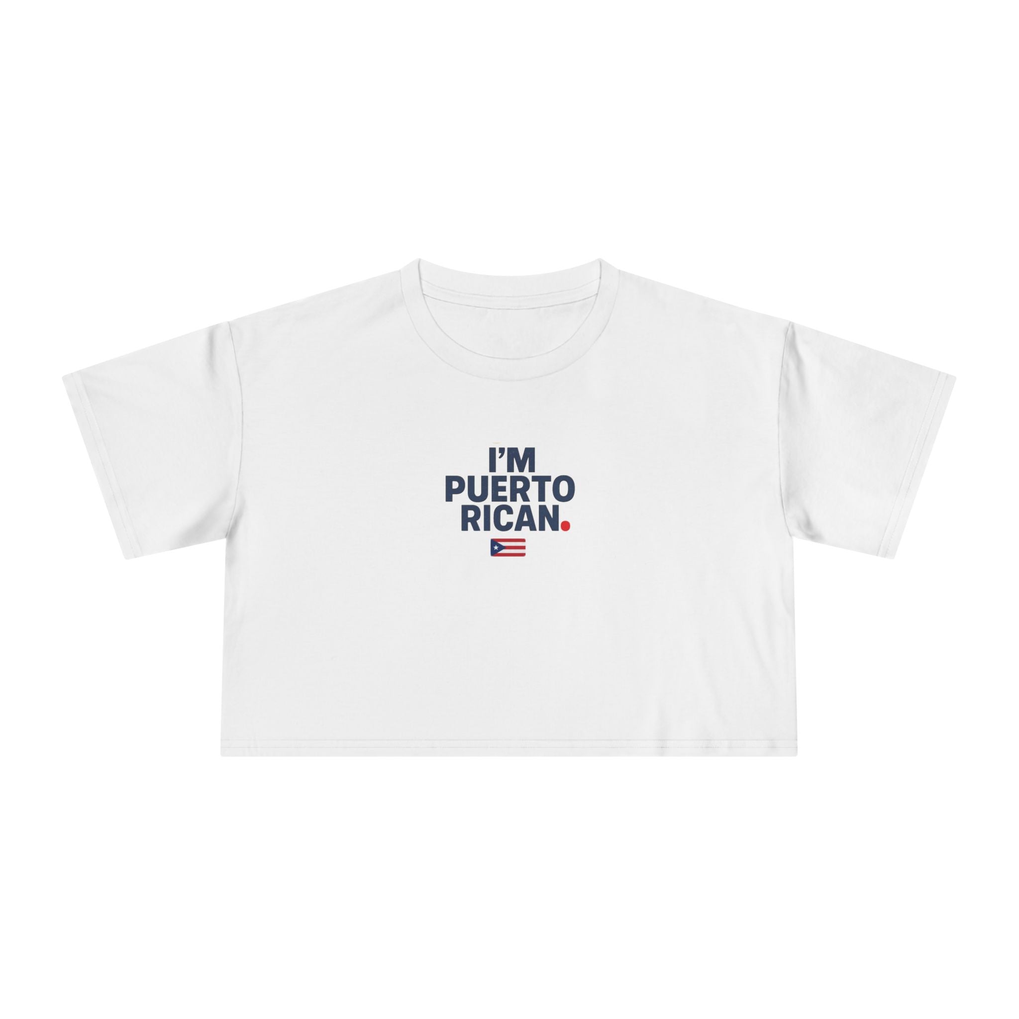 I'm Puerto Rican Crop Tee — Women's Puerto Rican Pride Top