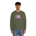 Puerto Rico Flag Graphic Crewneck Sweatshirt