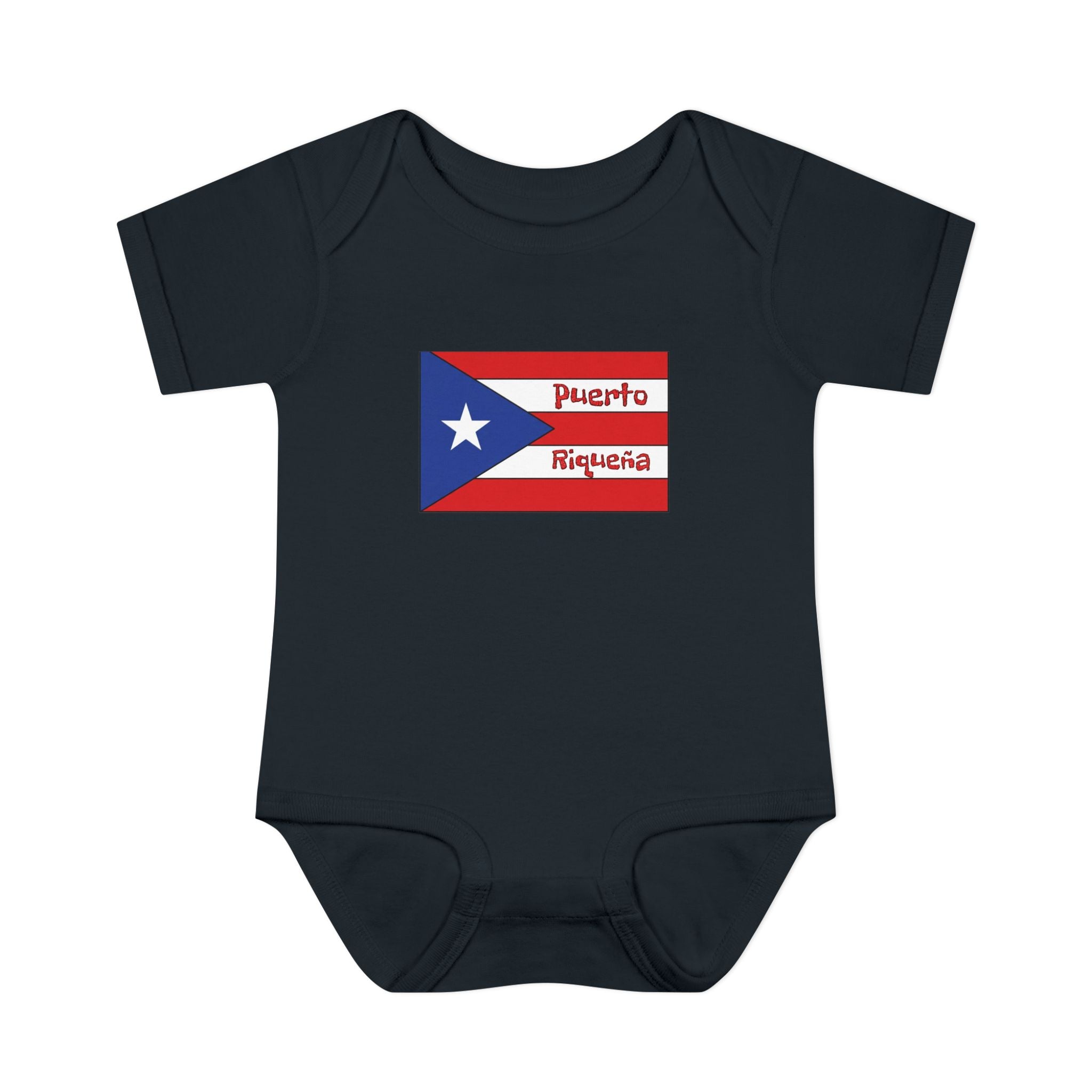 Infant Bodysuit - Puerto Rican Flag "Puerto Riqueña" Baby Onesie