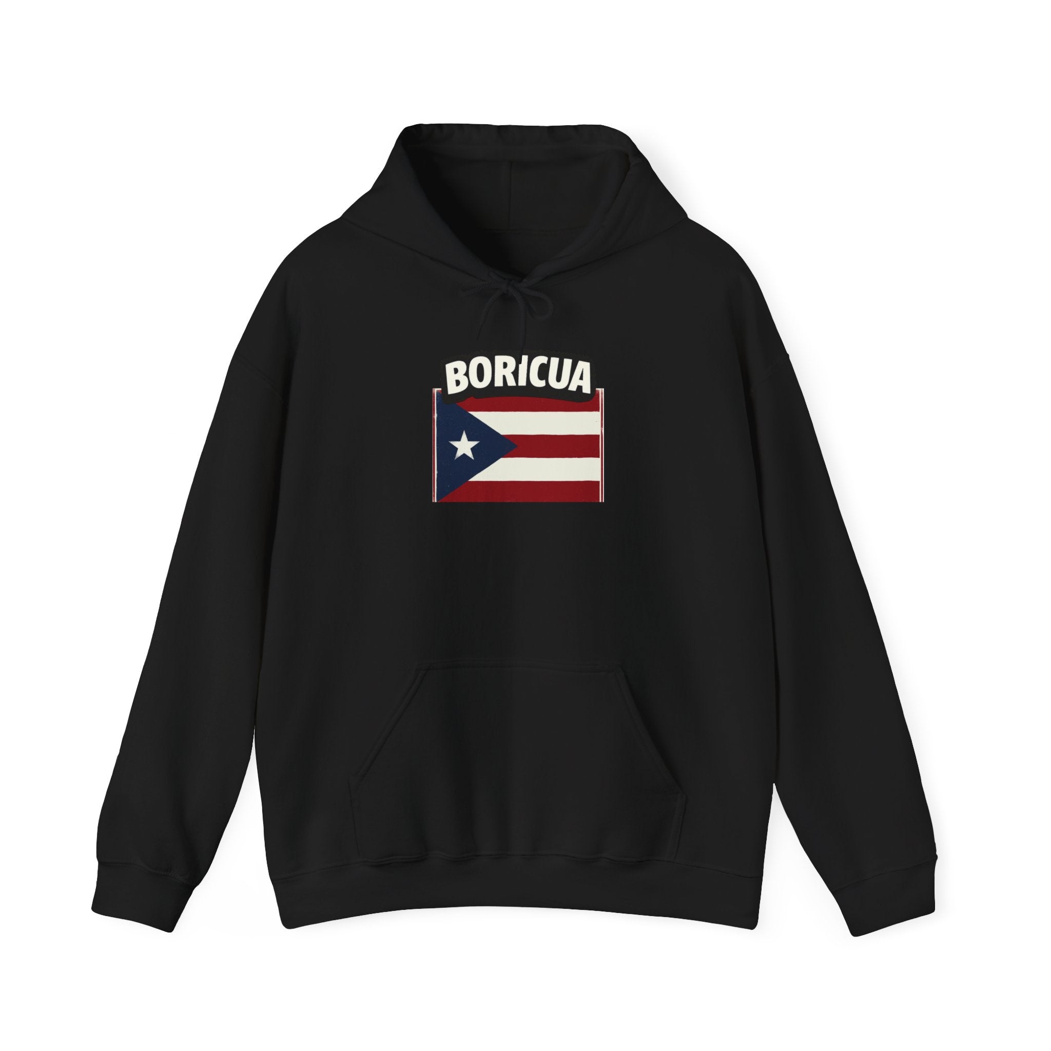 Boricua Bowl Hoodie — Puerto Rican Flag Football Logo Sweatshirt