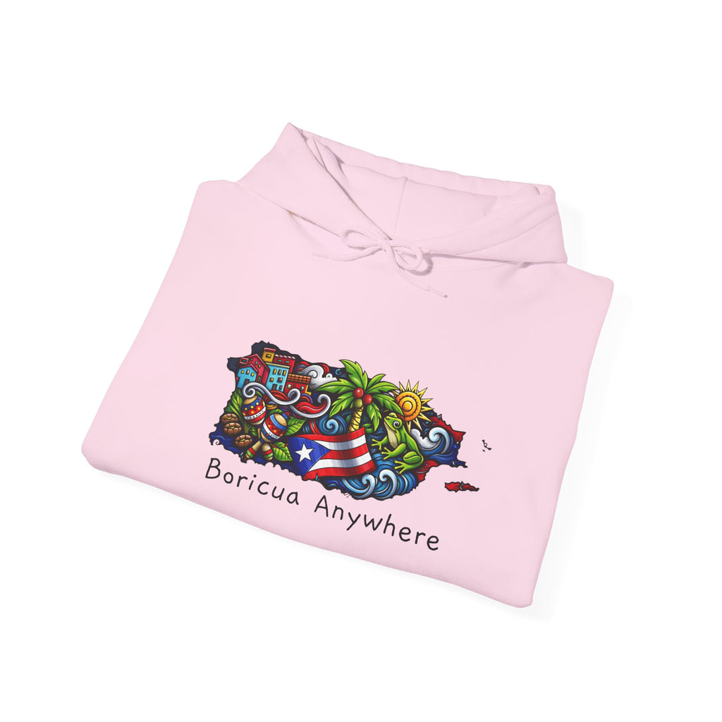 Puerto Rico Flag Hoodie – Retro Puerto Rican Pride Pullover