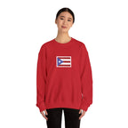 Puerto Rico Flag Graphic Crewneck Sweatshirt