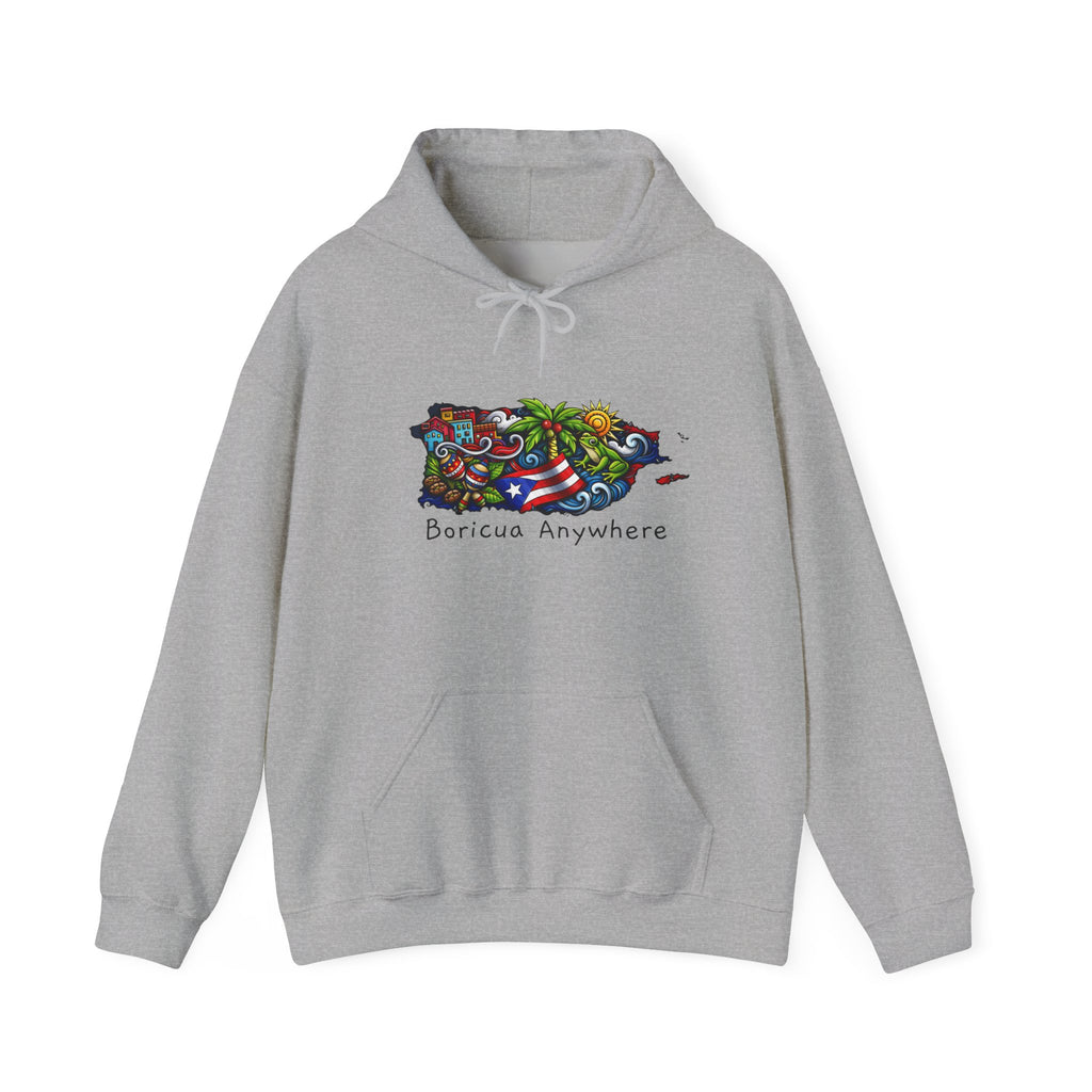 Puerto Rico Flag Hoodie – Retro Puerto Rican Pride Pullover