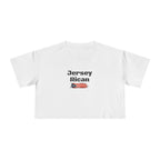 Jersey Rican Crop Tee — Puerto Rican Flag Graphic Women's Crop Top