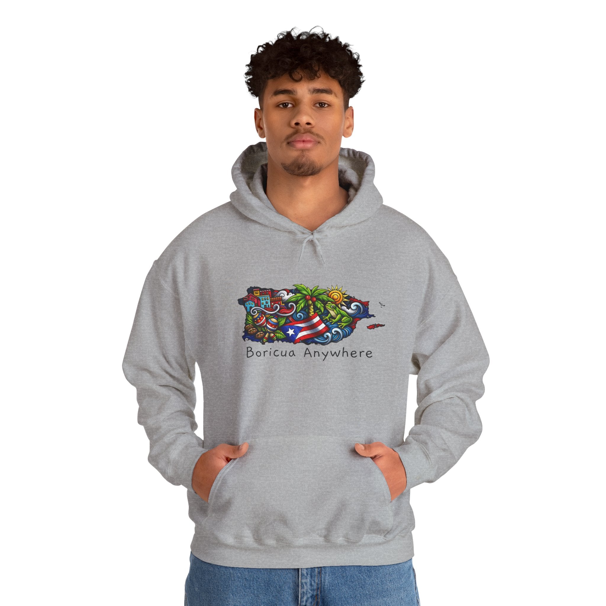 Puerto Rico Flag Hoodie – Retro Puerto Rican Pride Pullover