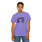Embuste Eyes Graphic T-Shirt — Bold Script & Star-Spangled Eye Design