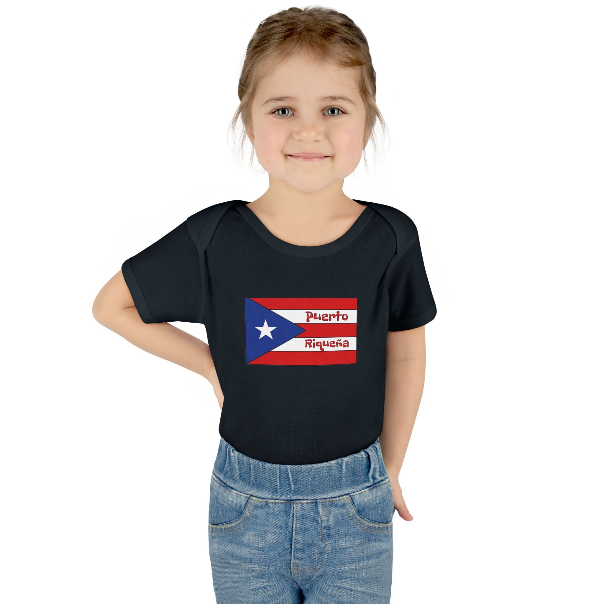 Infant Bodysuit - Puerto Rican Flag "Puerto Riqueña" Baby Onesie
