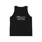 Puerto Rico Kids Tank Top — Colorful Island Map & Flag Graphic