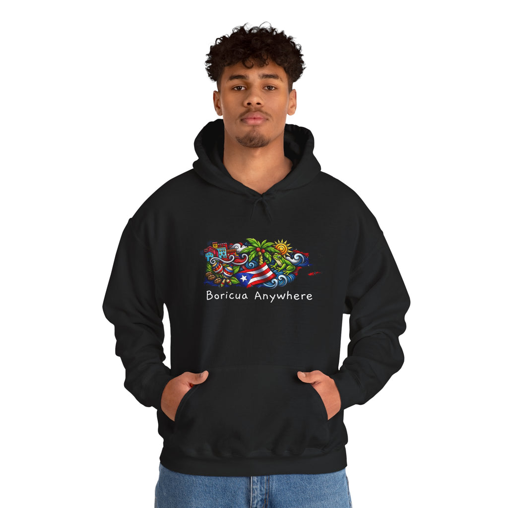 Puerto Rico Flag Hoodie – Retro Puerto Rican Pride Pullover