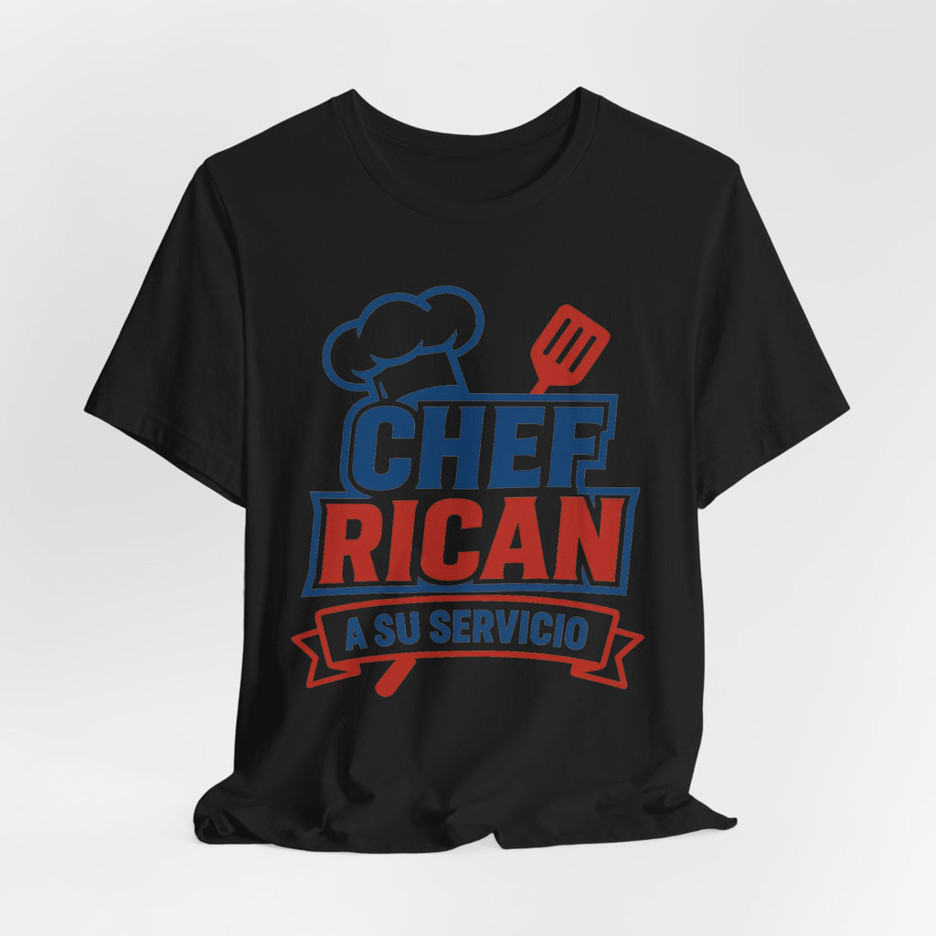 Unisex Puerto Rican Chef Short Sleeve Tee