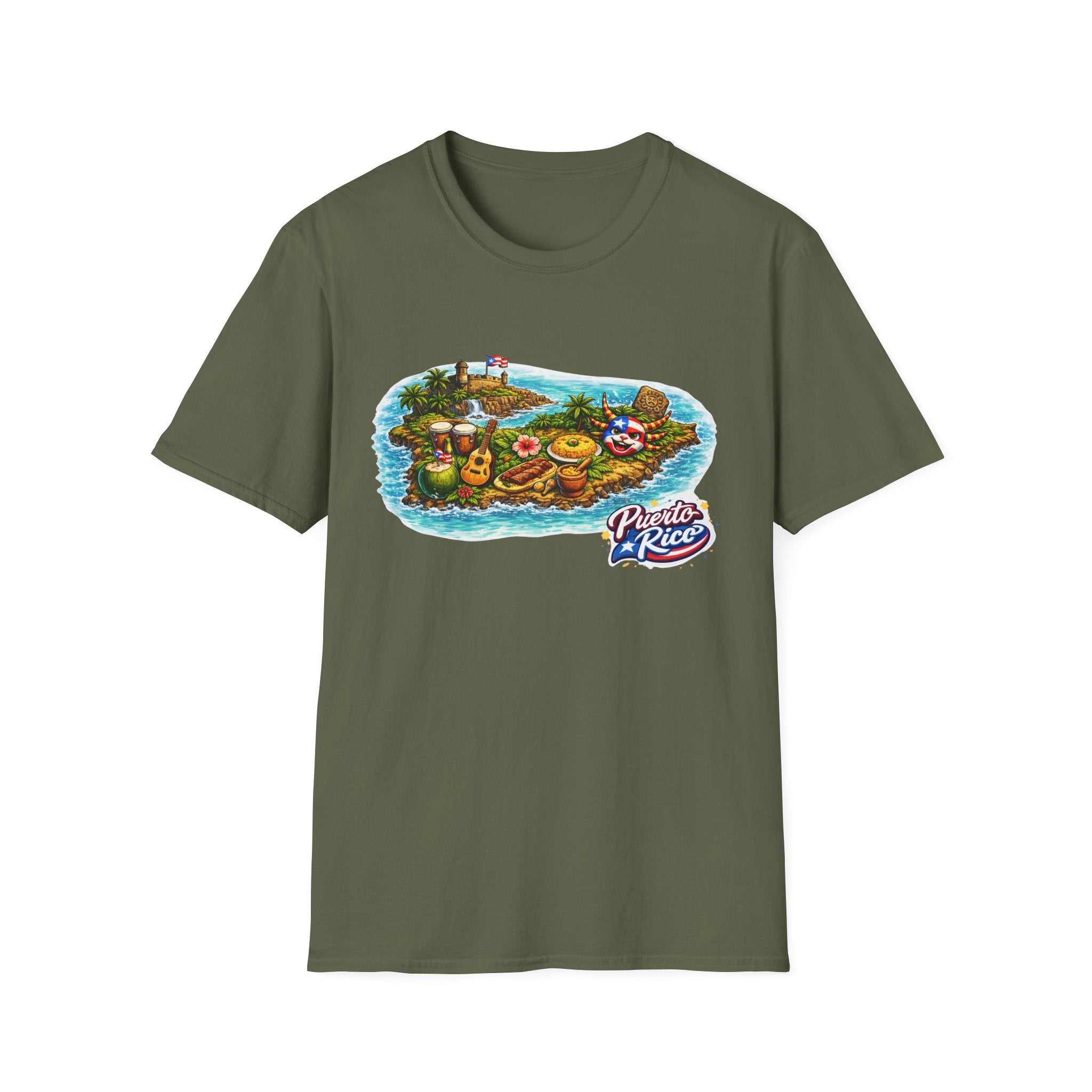 Pirate Rice Island Graphic T-Shirt — Tropical Pirate Crew Tee