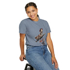 Vintage Space Cat T-Shirt — Retro Astronaut Kitty Graphic Tee