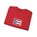 Puerto Rico Flag Graphic Crewneck Sweatshirt