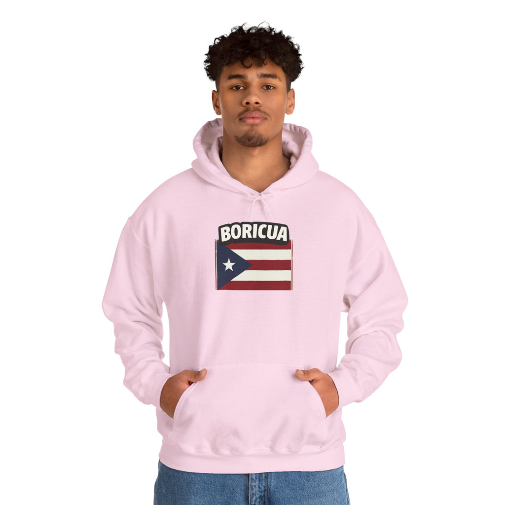 Boricua Bowl Hoodie — Puerto Rican Flag Football Logo Sweatshirt