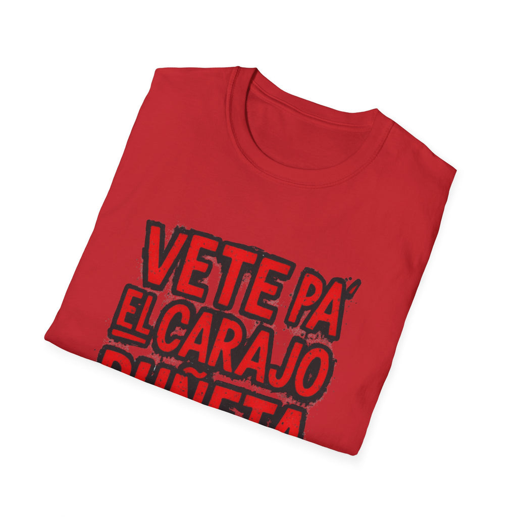 T-Shirt — "Vete Pa' El Carajo Puñeta" Puerto Rico Flag Graphic