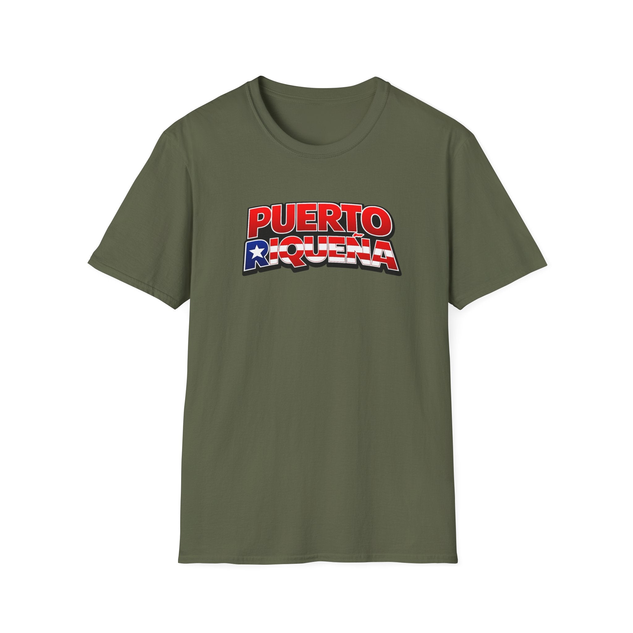 Puerto Buena Puerto Rico Flag Graphic T-Shirt