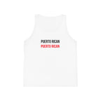 Puerto Rican Kids Tank Top — 'Puerto Rican' Graphic Youth Jersey Tank