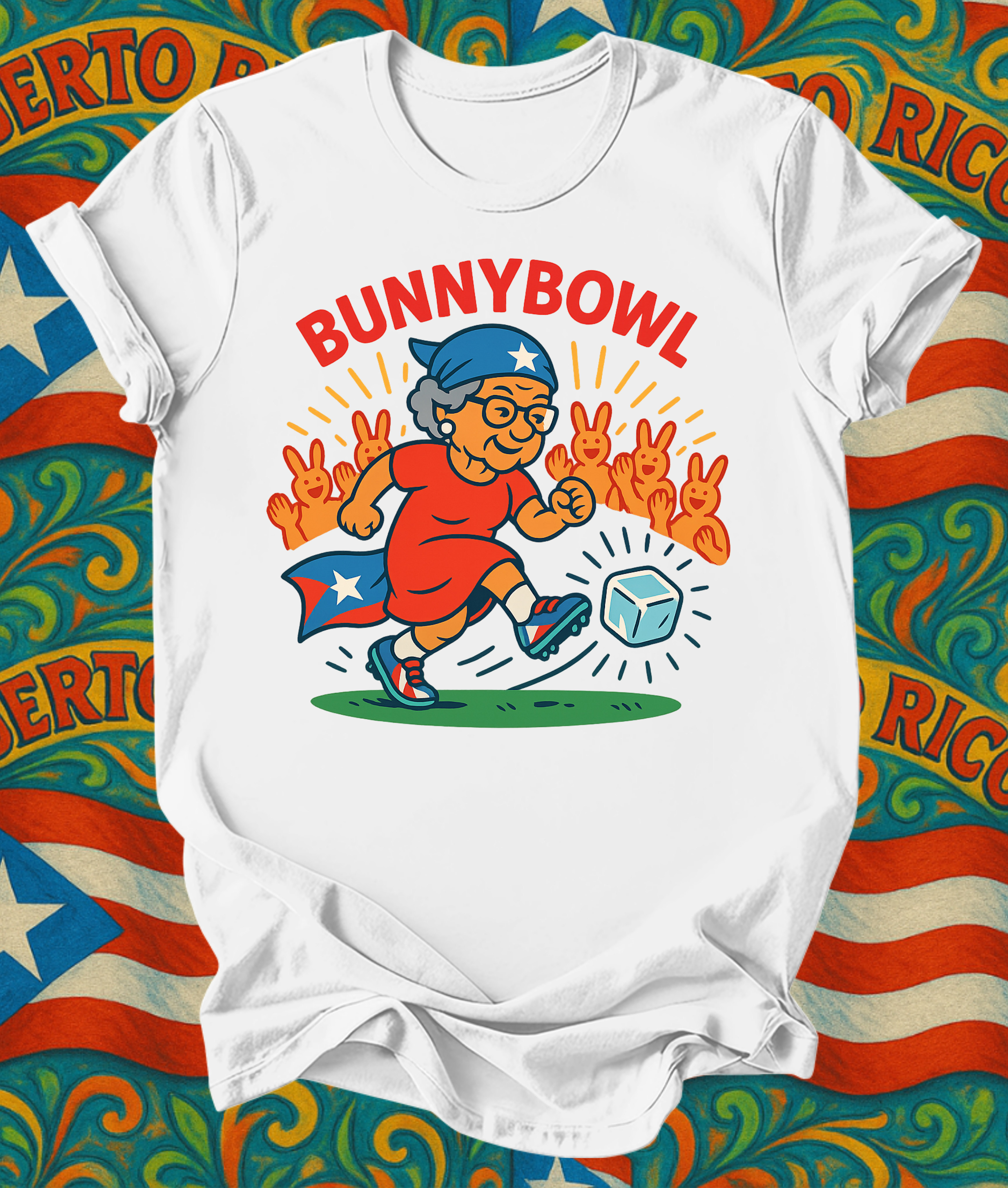 Short sleeve t shirt bunny bowl