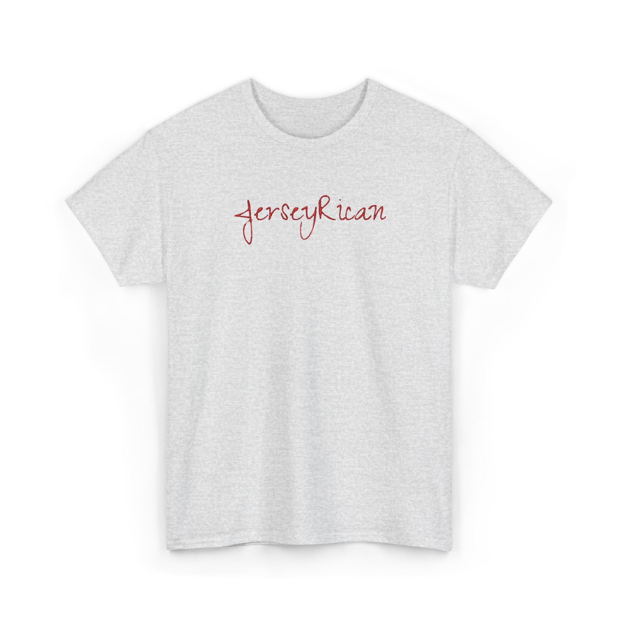Jersey Rican T‑Shirt — Puerto Rican Embroidery Pride Tee