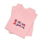 Boricua Anywhere T‑Shirt — Puerto Rican Pride Red & Blue Graphic Tee