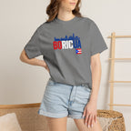 Borícua Skyline T‑Shirt — Puerto Rico Flag Pride Tee