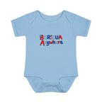 Boricua Anywhere Infant Bodysuit – Puerto Rican Pride Baby Onesie