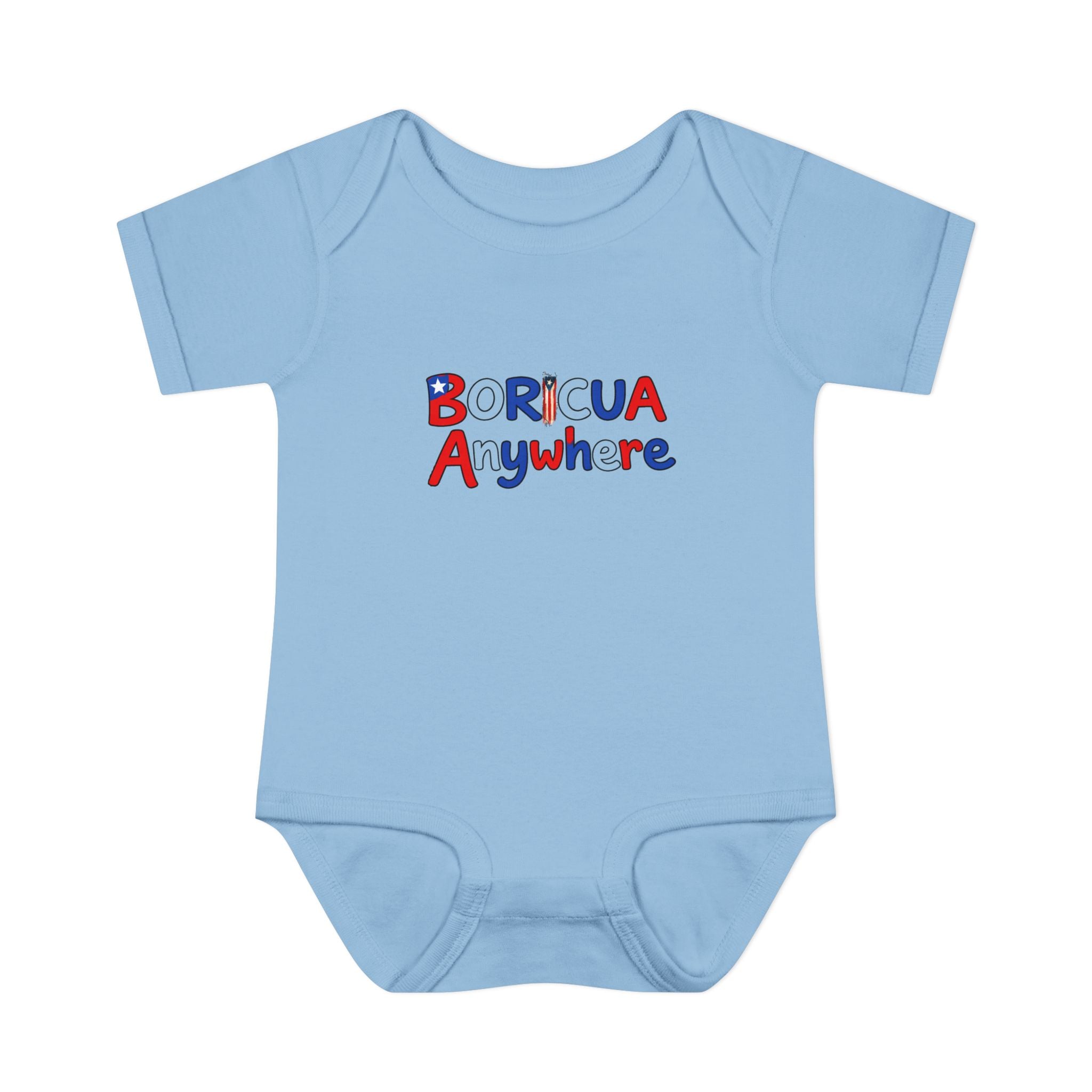 Boricua Anywhere Infant Bodysuit – Puerto Rican Pride Baby Onesie