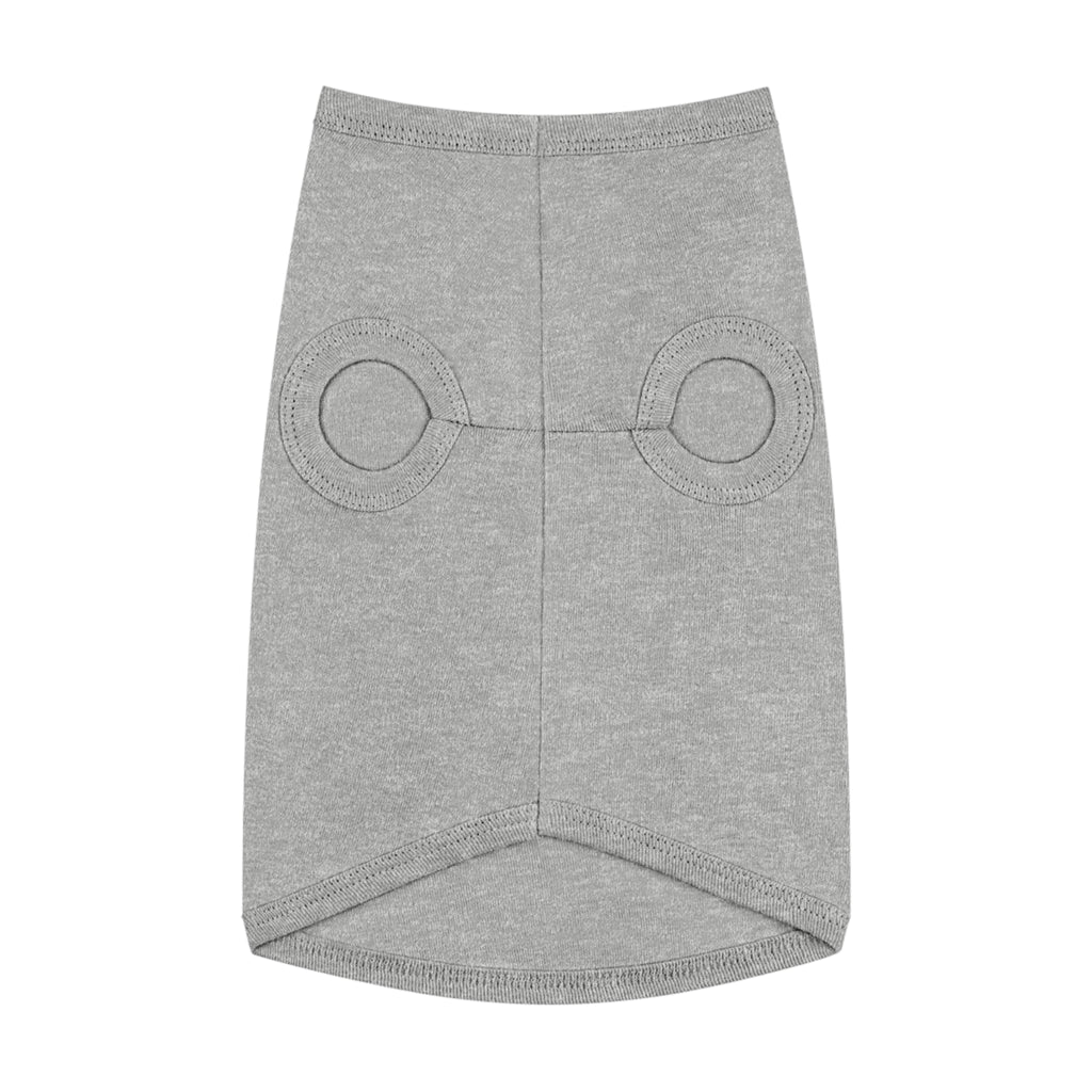 Pet Tank Top — "We're Here We're Proud" Football Trophy Design
