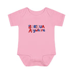 Boricua Anywhere Infant Bodysuit – Puerto Rican Pride Baby Onesie