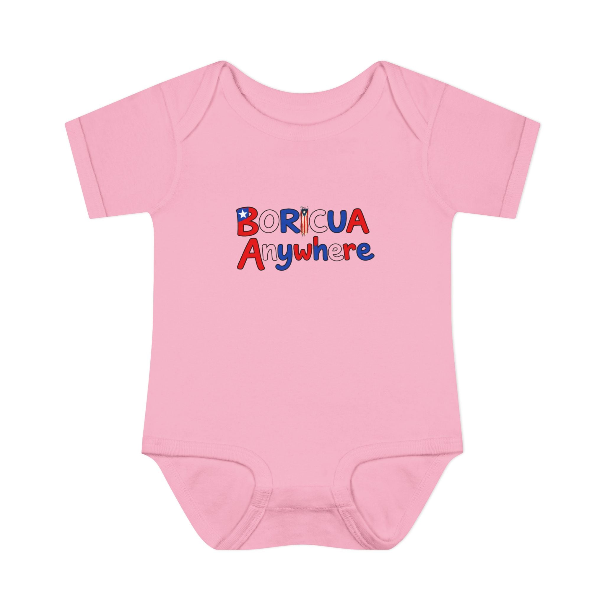 Boricua Anywhere Infant Bodysuit – Puerto Rican Pride Baby Onesie