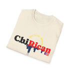 Chirican Pride T-Shirt — Puerto Rican Flag & City Skyline Graphic
