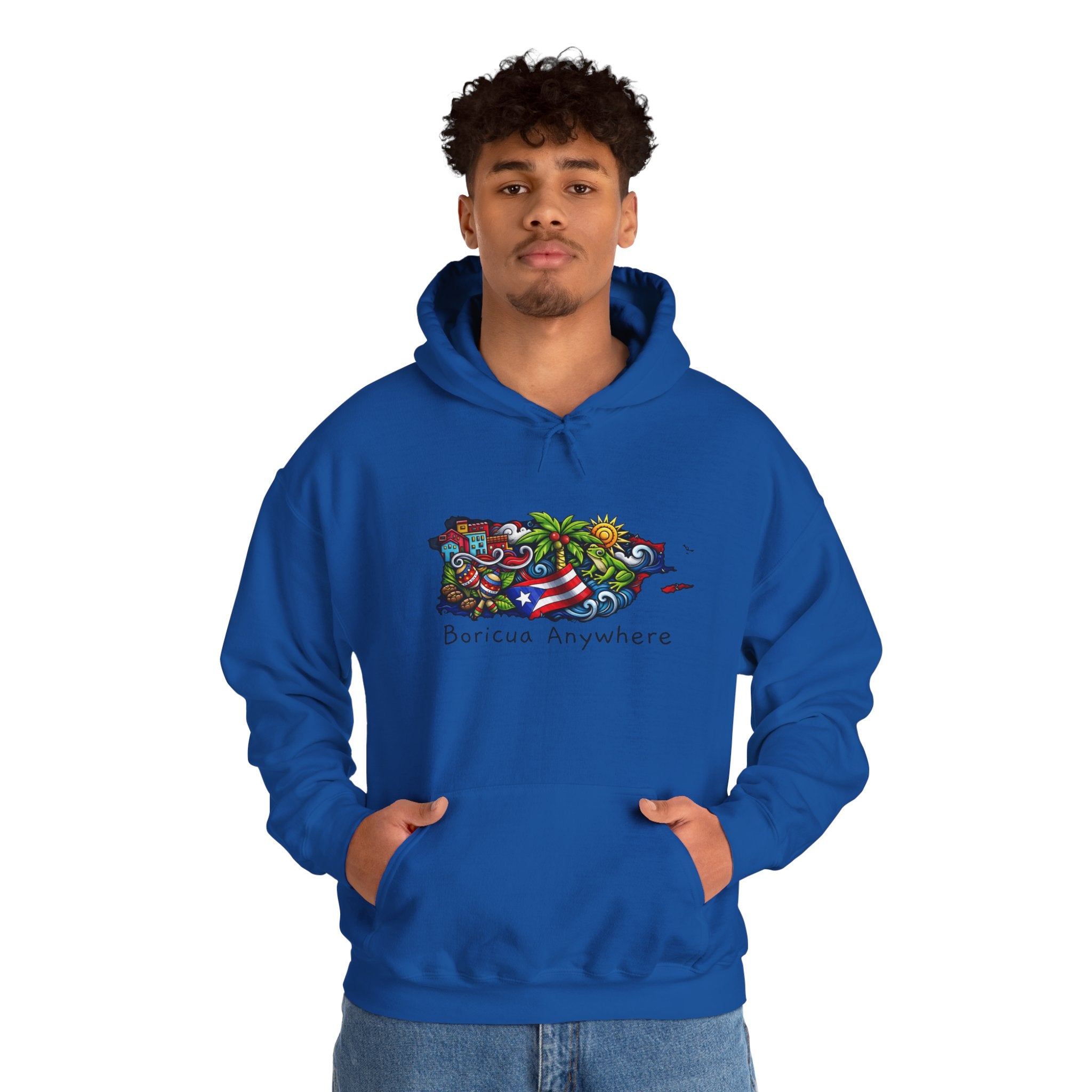 Puerto Rico Flag Hoodie – Retro Puerto Rican Pride Pullover