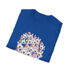 De La Isla Somos Todos T-Shirt — Puerto Rican Pride Flag Cartoon Crew Tee