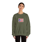 Puerto Rico Flag Graphic Crewneck Sweatshirt