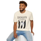 Puerto Rico Script T-Shirt — Elegant Patriotic Island Pride Tee