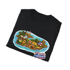 Pirate Rice Island Graphic T-Shirt — Tropical Pirate Crew Tee