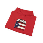 Boricua Bowl Hoodie — Puerto Rican Flag Football Logo Sweatshirt
