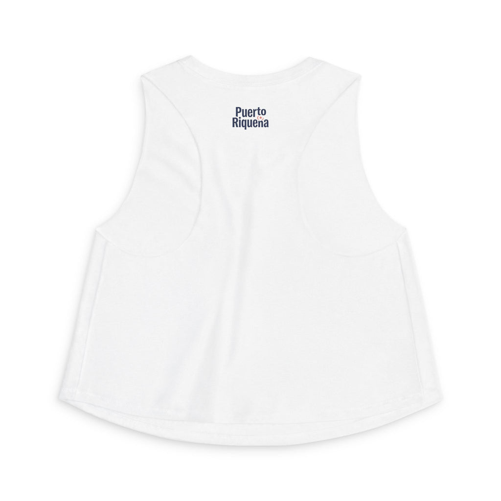 Puerto Rican Flag Crop Top — Vintage Boricua Pride Women's Tank