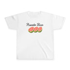 Youth T-Shirt — 'Puerto Rico' Guava Graphic Tee (Kids' Tropical Vacation Shirt)
