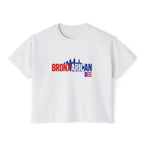 Bronx Rican Women's Boxy Tee – Puerto Rican Pride Skyline Shirt