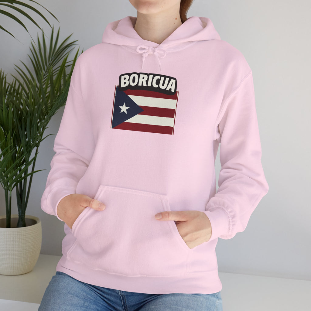 Boricua Bowl Hoodie — Puerto Rican Flag Football Logo Sweatshirt