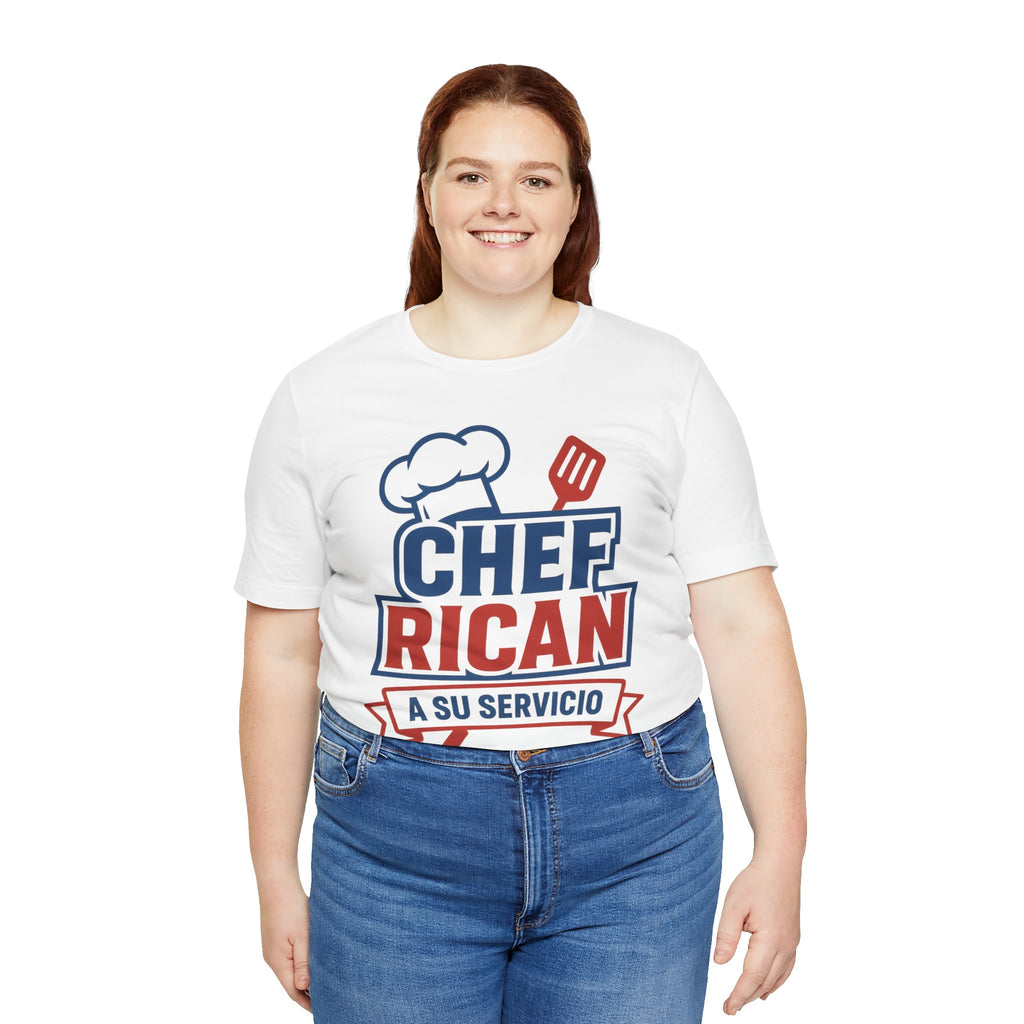 Unisex Puerto Rican Chef Short Sleeve Tee