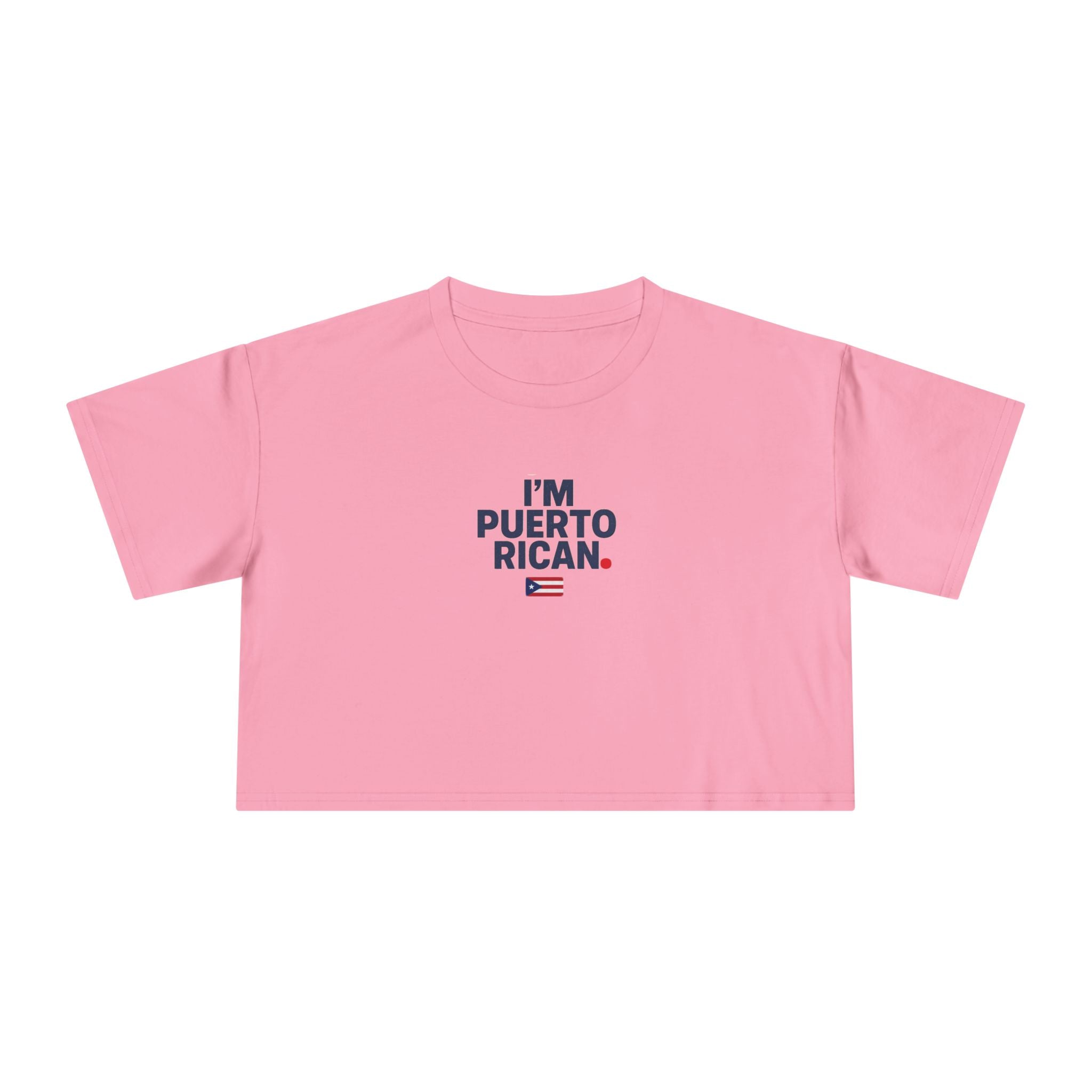 I'm Puerto Rican Crop Tee — Women's Puerto Rican Pride Top