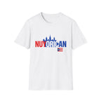 Nuyorican Skyline T-Shirt with Puerto Rico Flag – Retro NYC Pride Tee