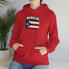 Boricua Bowl Hoodie — Puerto Rican Flag Football Logo Sweatshirt