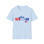Nuyorican Skyline T-Shirt with Puerto Rico Flag – Retro NYC Pride Tee